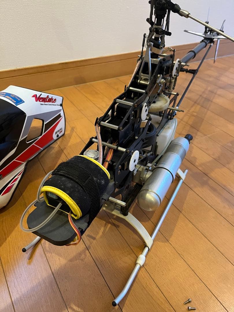 ラジコン　ヘリ　エンジン　ベンチャー　プロポ　セット
