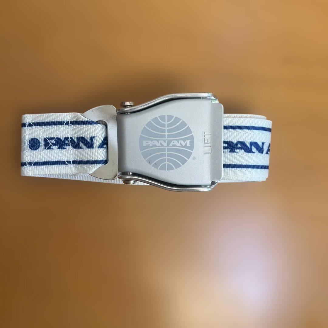 PAN AM ナイロンベルト 金属バックル　シートベルト