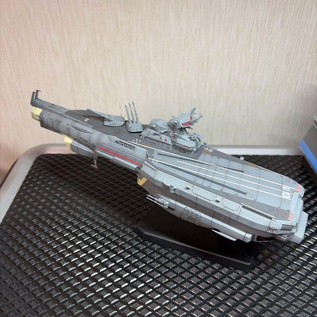 宇宙戦艦ヤマト プラモデル 1/1000 戦闘空母ヒュウガ 完成品