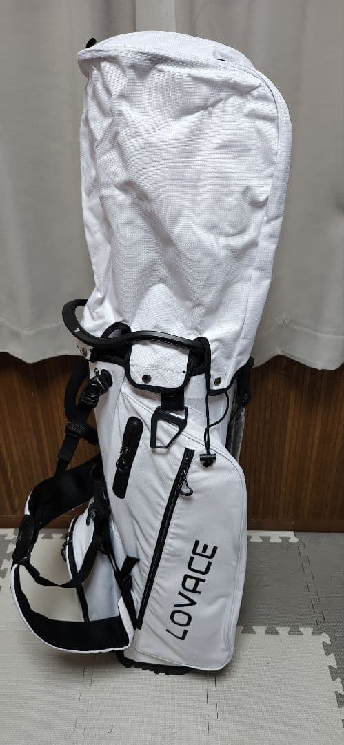 【新品未使用】14分割 LOVACE 白 キャディバッグ