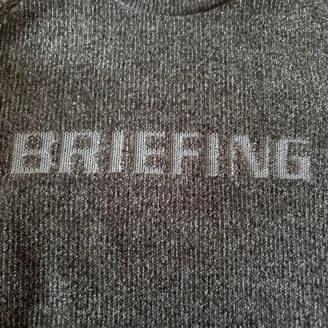 現行販売中　BRIEFING グレー セーター Mサイズ　レディース
