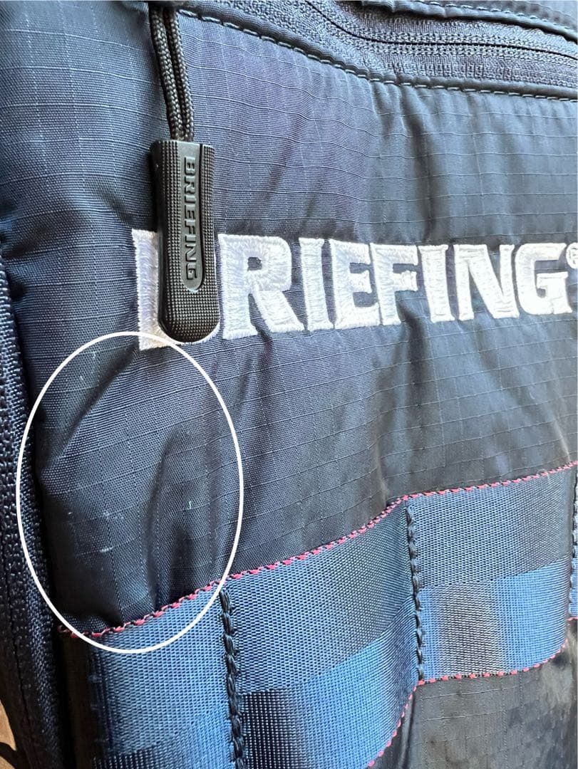 BRIEFING キャディバッグ ゴルフバッグ　ネイビー　美品