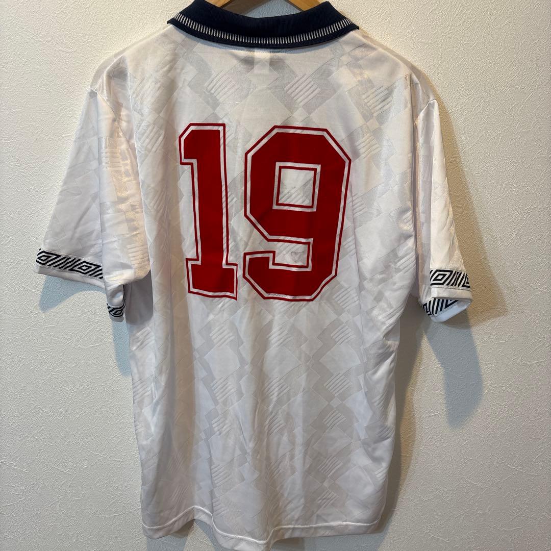 1990 イングランド代表 復刻版ユニフォーム Lサイズ