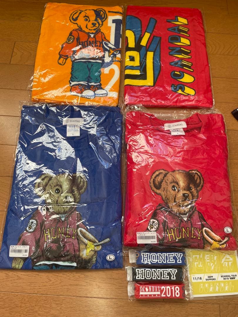 ど*ん様 SCANDAL グッズまとめ売り　タオル　Tシャツ　他　美品・ほぼ新品