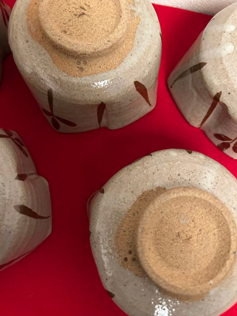 13代太郎右衛門作　絵唐津　五客