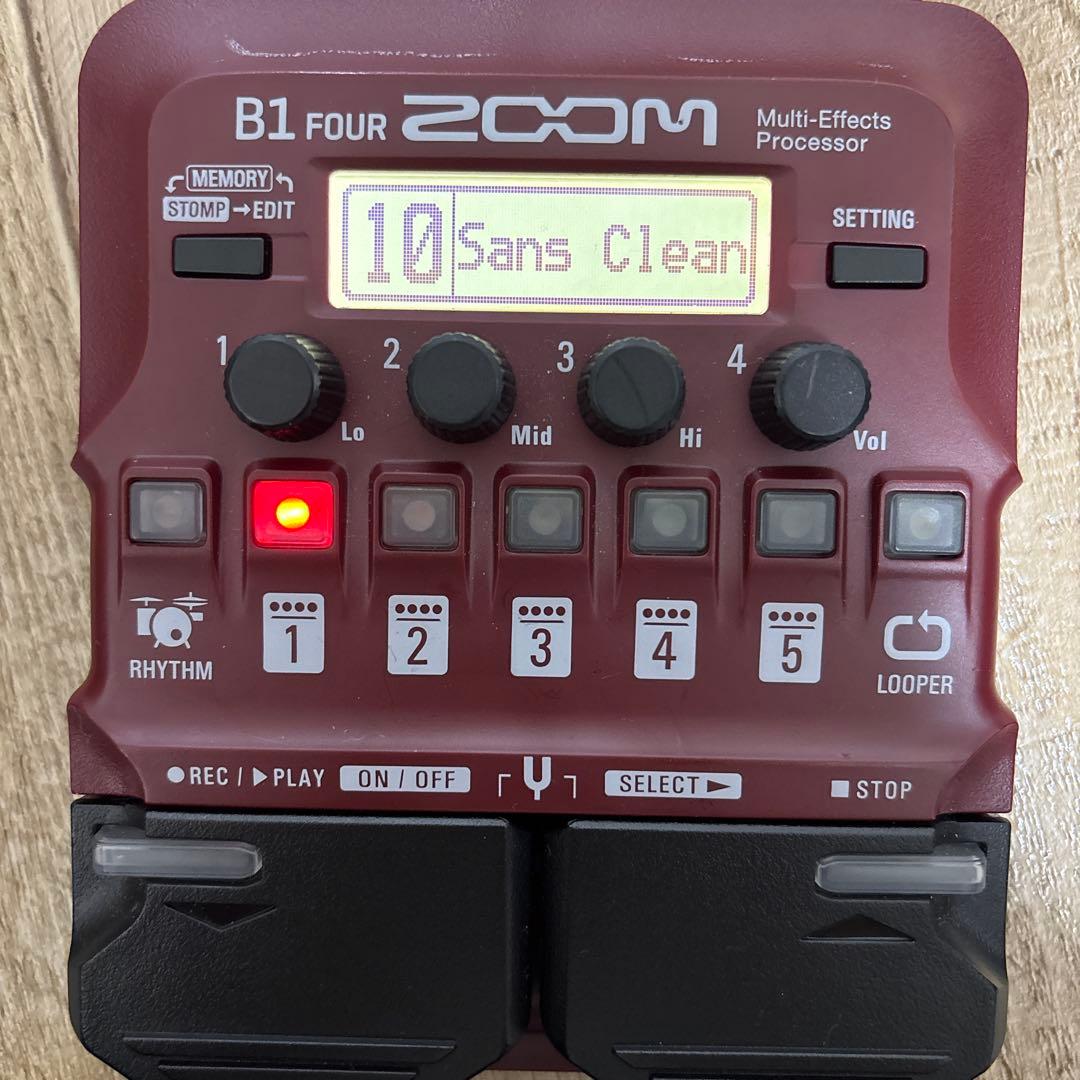 ZOOM B1 FOUR ベース用マルチエフェクター B1FOUR