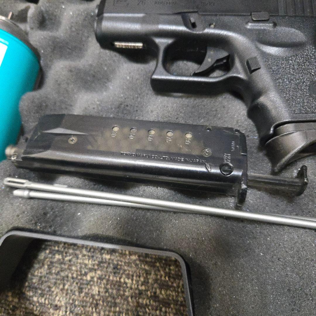 東京マルイGLOCK 26 ガスガン ガンケース・BB弾ローダー・ガス予備缶あり