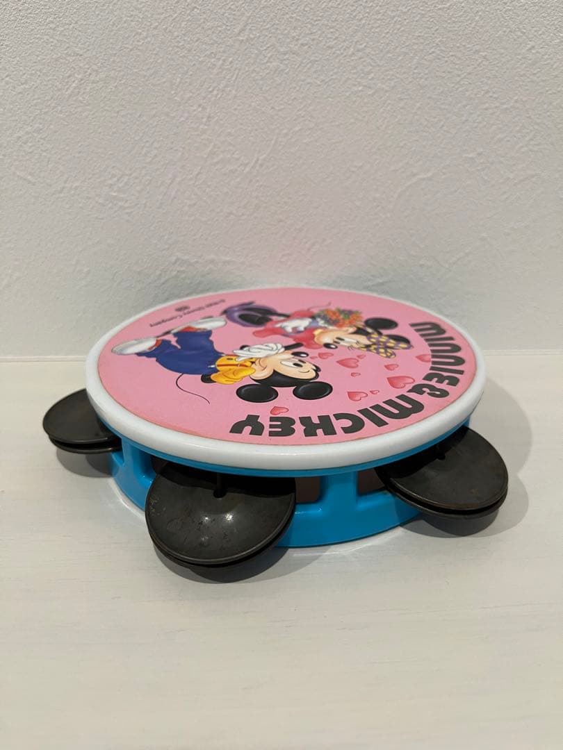 ディズニー　ミッキーミニー　レトロ　ビンテージ　希少　タンバリン　80〜90年代