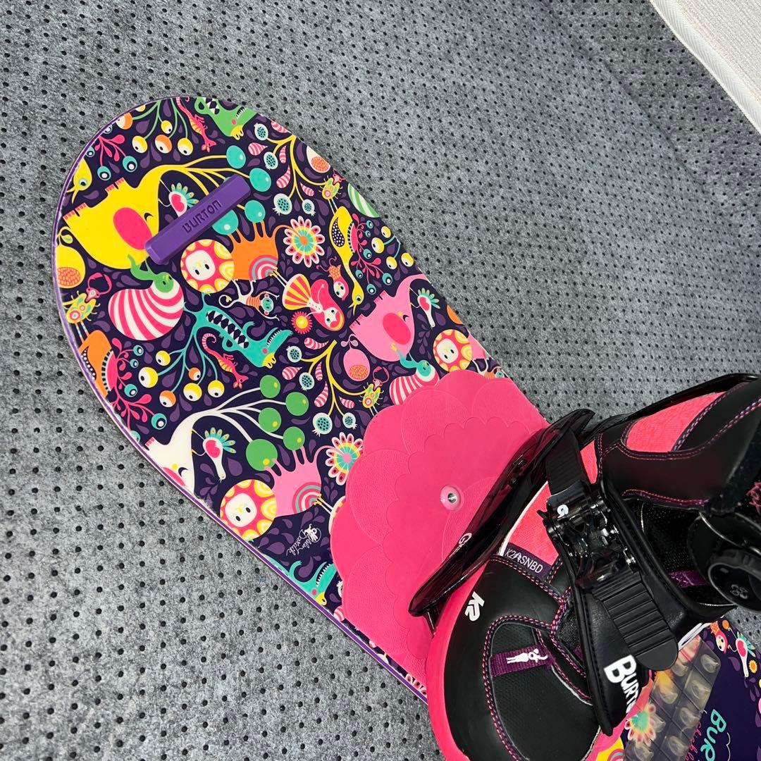 ５回使用 キッズスノーボード BURTON 115cm×バイン×BOAブーツ
