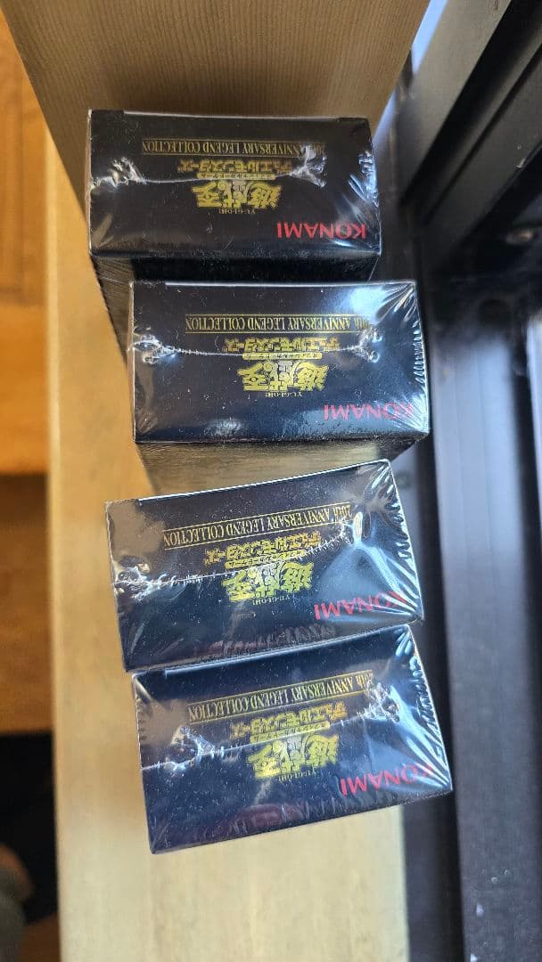 遊戯王　未開封BOX レジェンダリーコレクション レジェコレ 4BOX