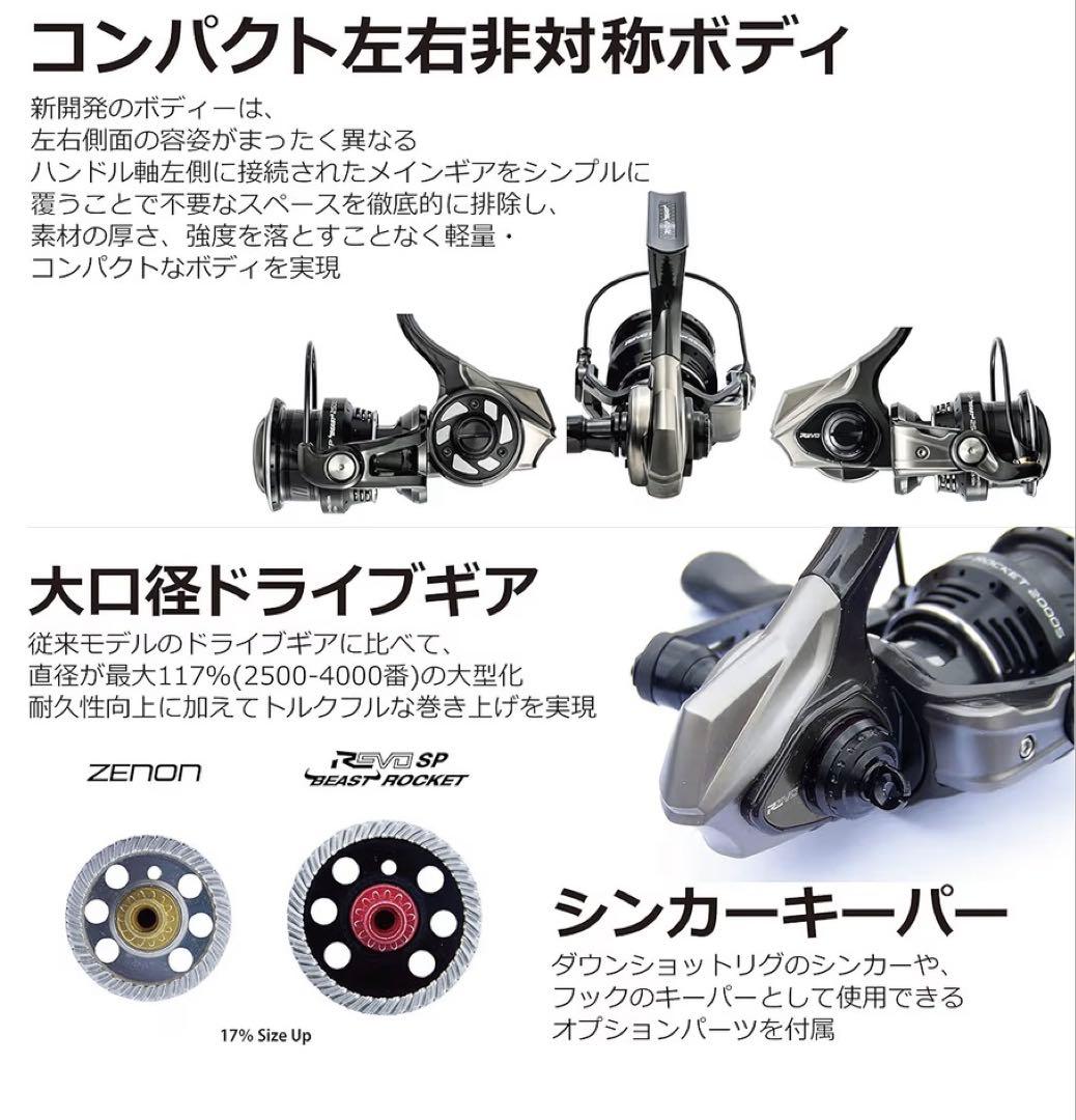 新品、未使用！　アブガルシア　レボ　ビースト　Revo SP 2500SH