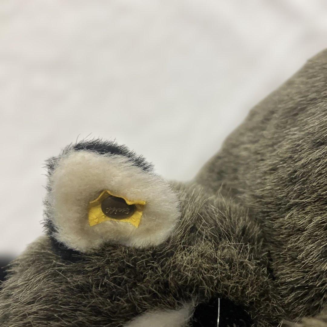 シュタイフ Steiff アライグマ ぬいぐるみ 耳ボタンあり タグなし