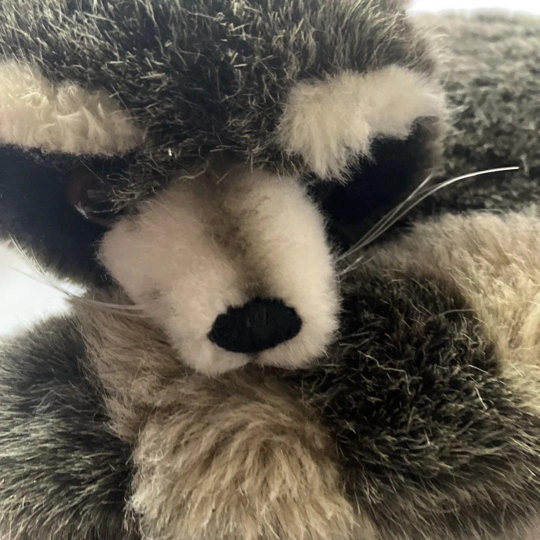 シュタイフ Steiff アライグマ ぬいぐるみ 耳ボタンあり タグなし