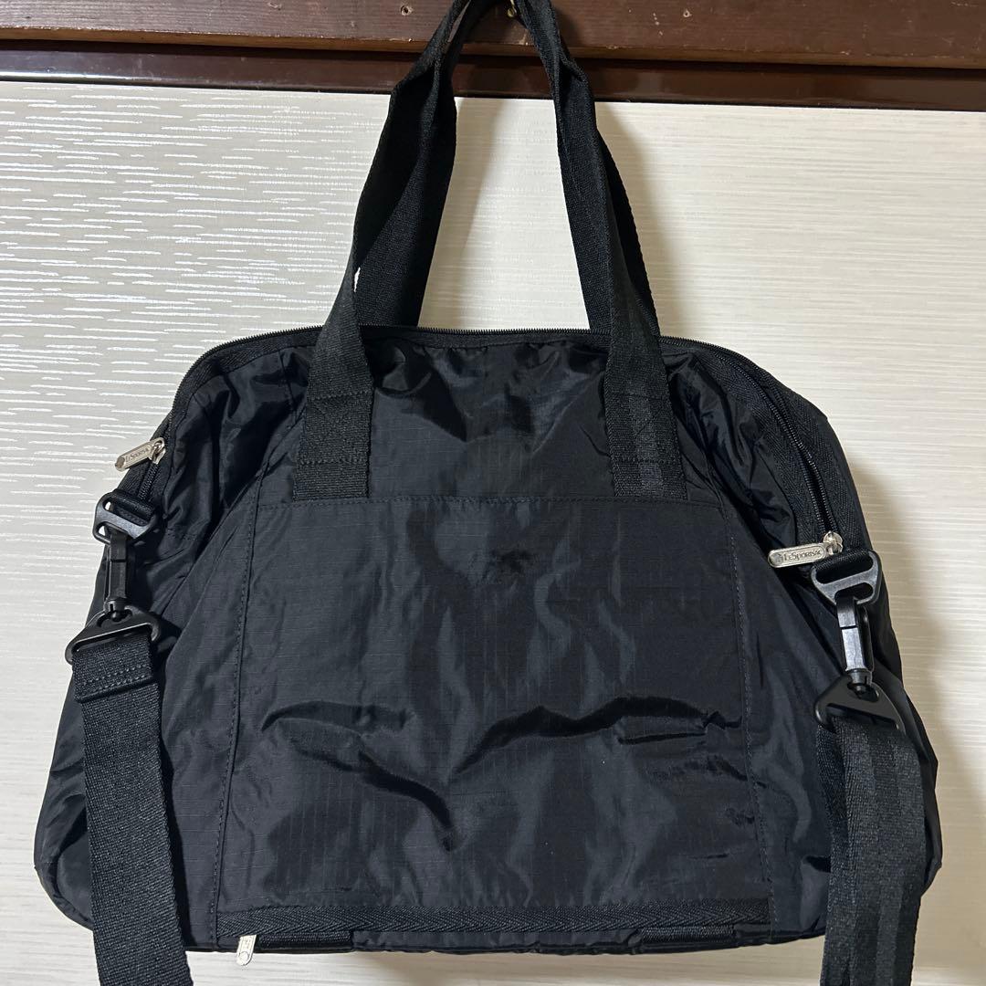 【美品】レスポートサック　3way ショルダーバッグ　キャリーオン　　ブラック