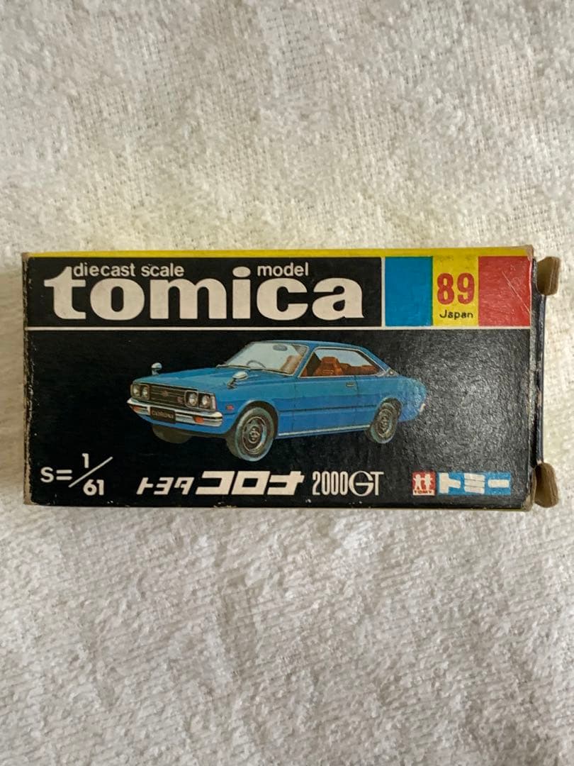 トミカ トヨタ コロナ 2000GT (黒箱　日本製)
