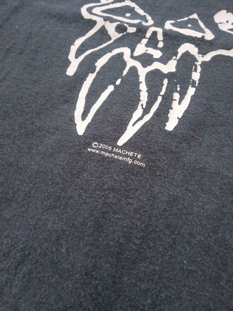 2005年製 ランシド スカルデザイン Tシャツ Мサイズ