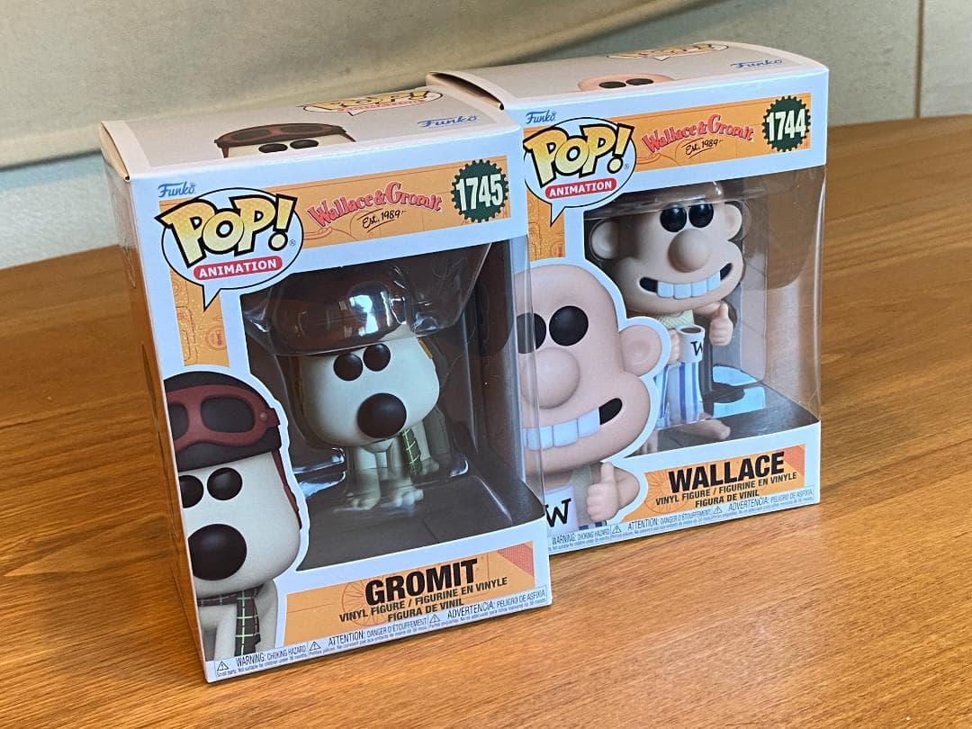 ウォレス＆グルミット フィギュア 2体セット FUNKO POP クレイアニメ