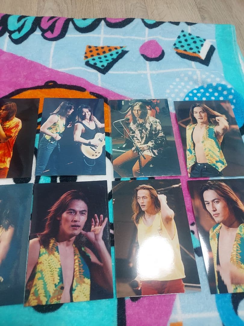 B'z　稲葉浩志　18枚　1994ツアー　タバコ　ロン毛　バラ売り○