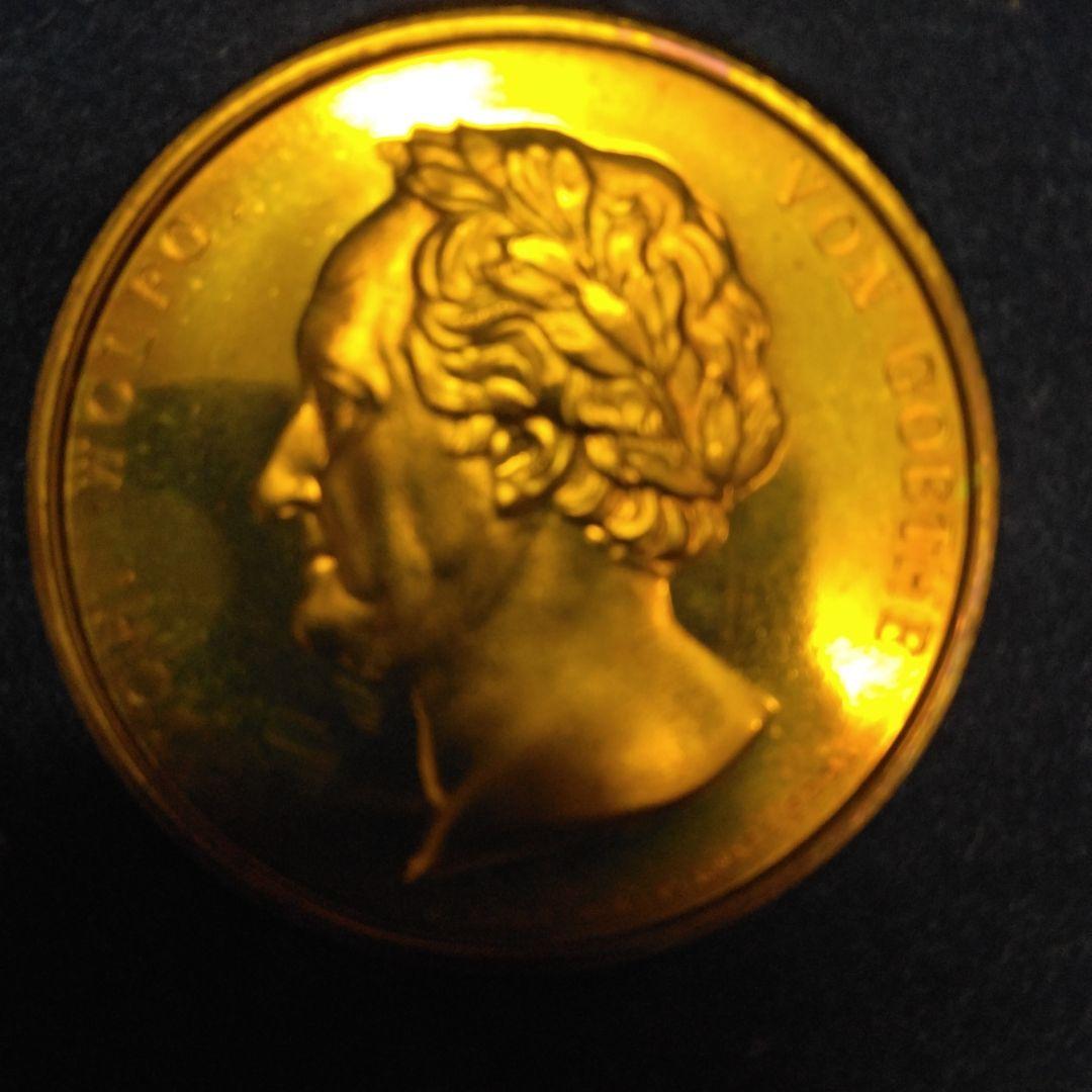 GOETHE メダイル von FRIEDRICH ANTON KÖNIG