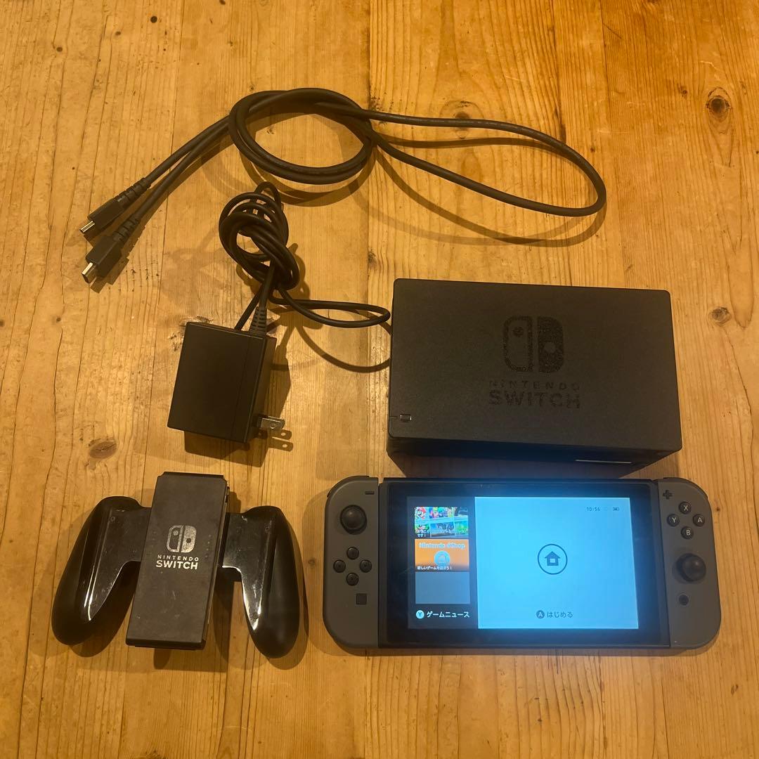Nintendo Switch 本体 グレー ACアダプター HDMIケーブル付