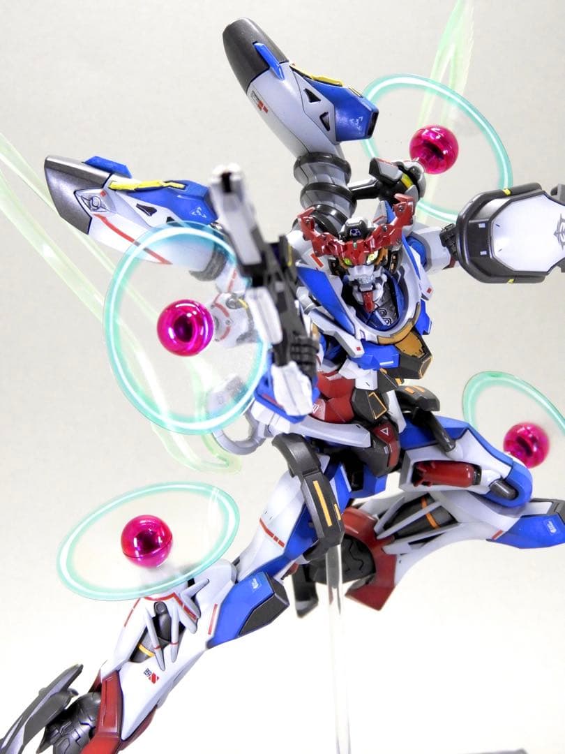 HG ジークアクス エンディミオン・ユニット覚醒時 全塗装 / ガンプラ 完成品