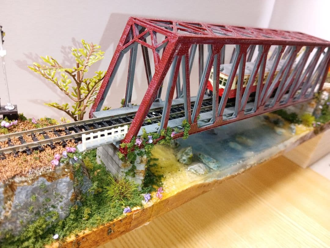 Nゲージ 鉄道模型ジオラマ（車両付き）その3