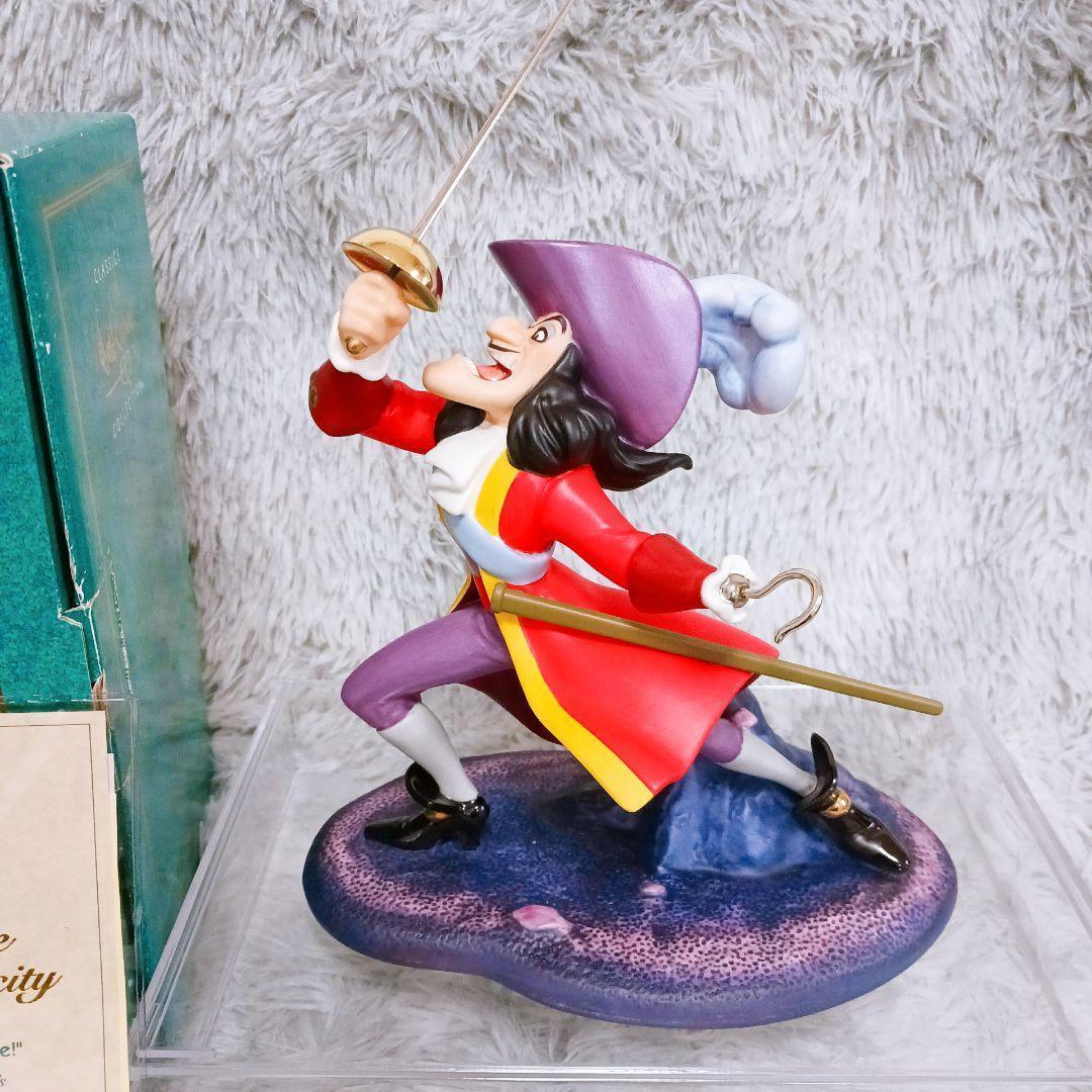 ☆WDCC限定☆ピーターパンフック船長フィギュア箱COA付40周年希少公式正規品