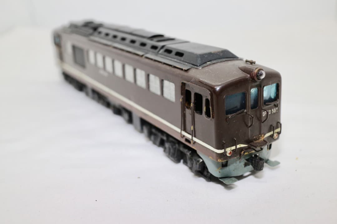 天賞堂 Tenshodo 鉄道模型 HOゲージ DF50 ディーゼル機関車 茶色