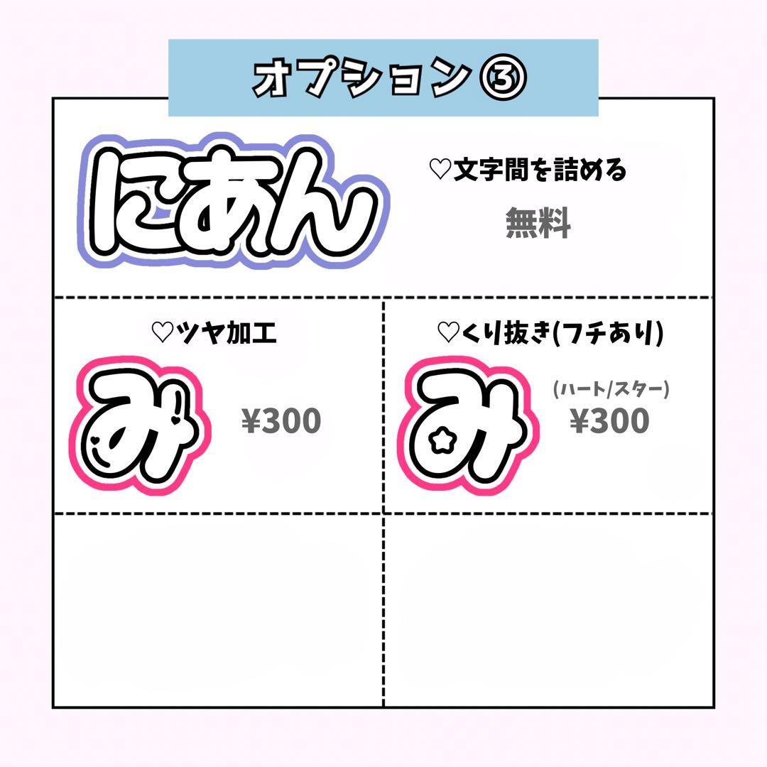 ネームボード うちわ文字 連結文字パネル オーダー