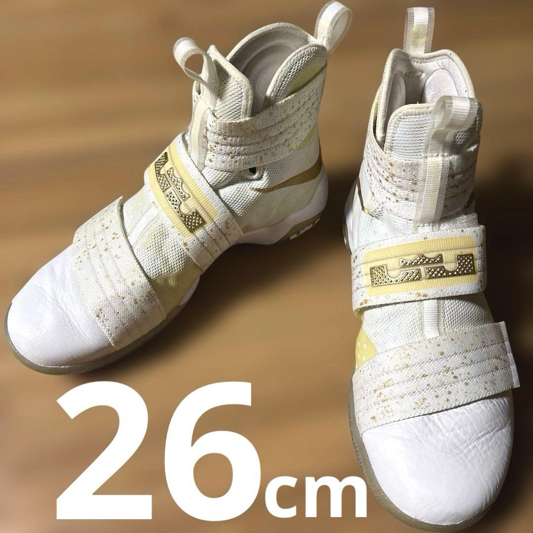 シューズ(男性用) NIKE LeBron Zoom Soldier 10 \"Gold Medal\"