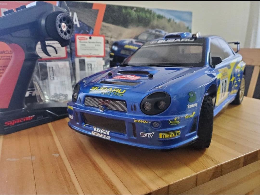 京商　fazer mk2 ラリー　スバル　インプレッサ　オプション付き