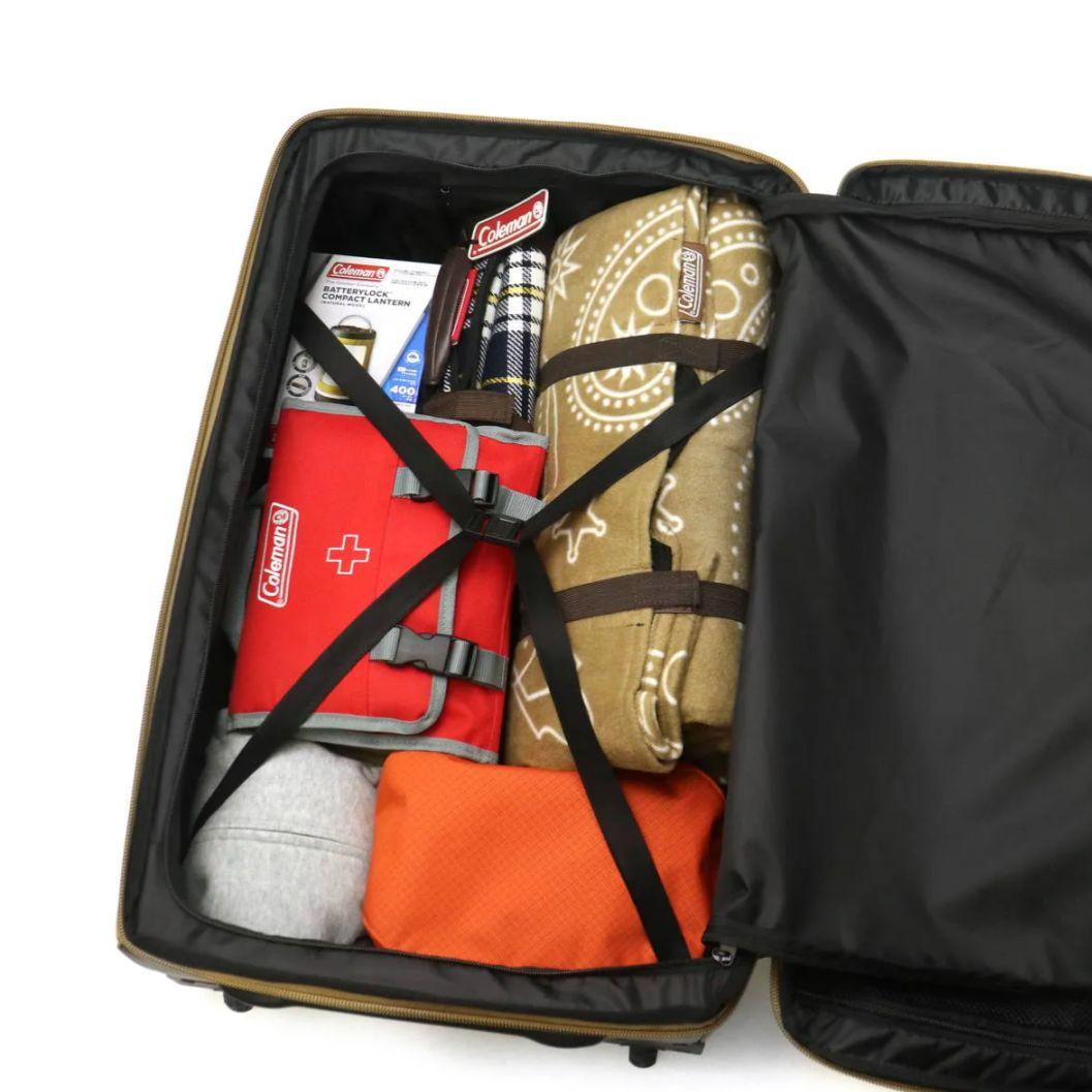 【美品】コールマン キャリーケース 85L オールインワンホイール キャンプ