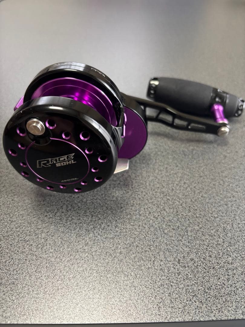 マクセル レイジ60HL RAGE60HL ジギング ベイトリール レバー 左