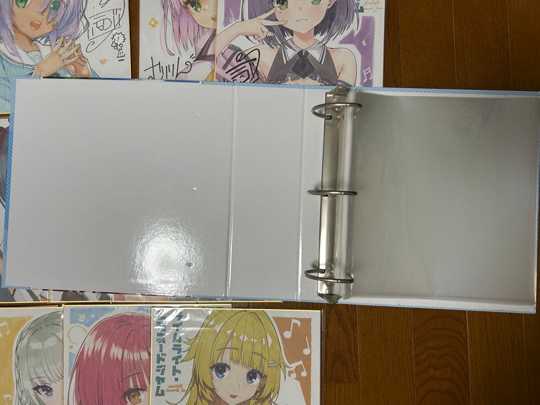 ゆずソフト 色紙 バインダー