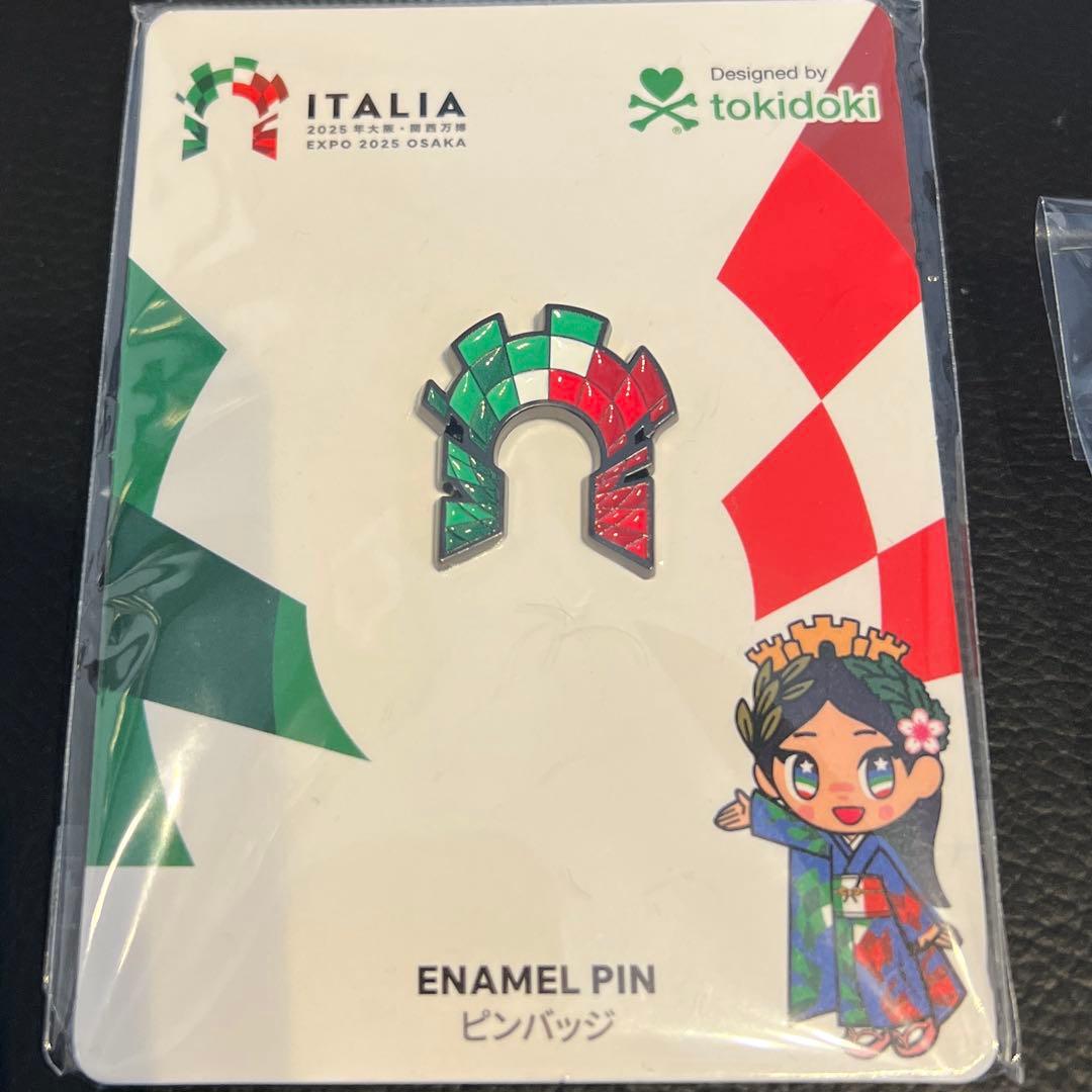 ★激レア★関西万博　イタリア館　パビリオン　ピンバッジ　ピンズ　2個セット