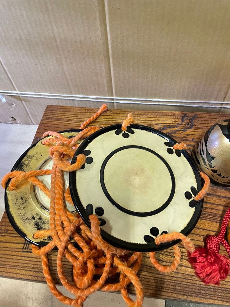 hyoutan ❸ 美品高級　小鼓　豪華金蒔絵鼓　和太鼓　袋付き　楽器
