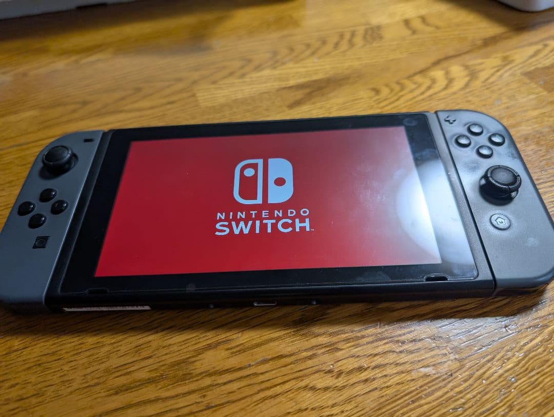 任天堂スイッチ　Nintendo switch グレー　黒　初期型