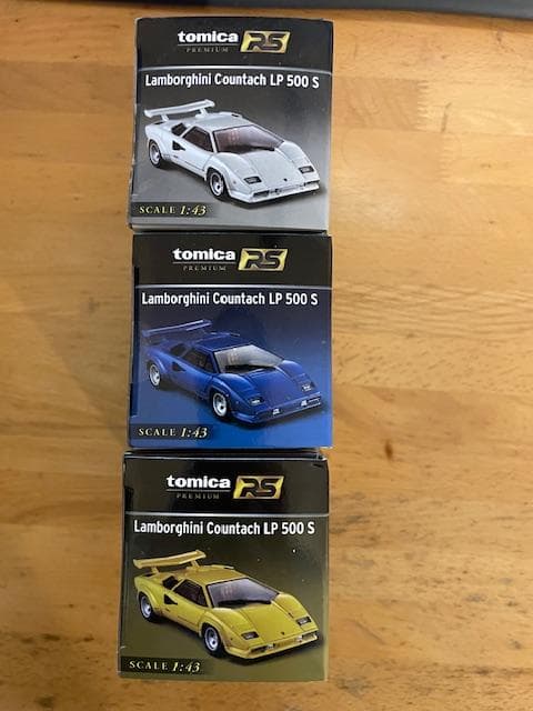 トミカプレミアム RS ランボルギーニ・カウンタックLP500S 3台セット