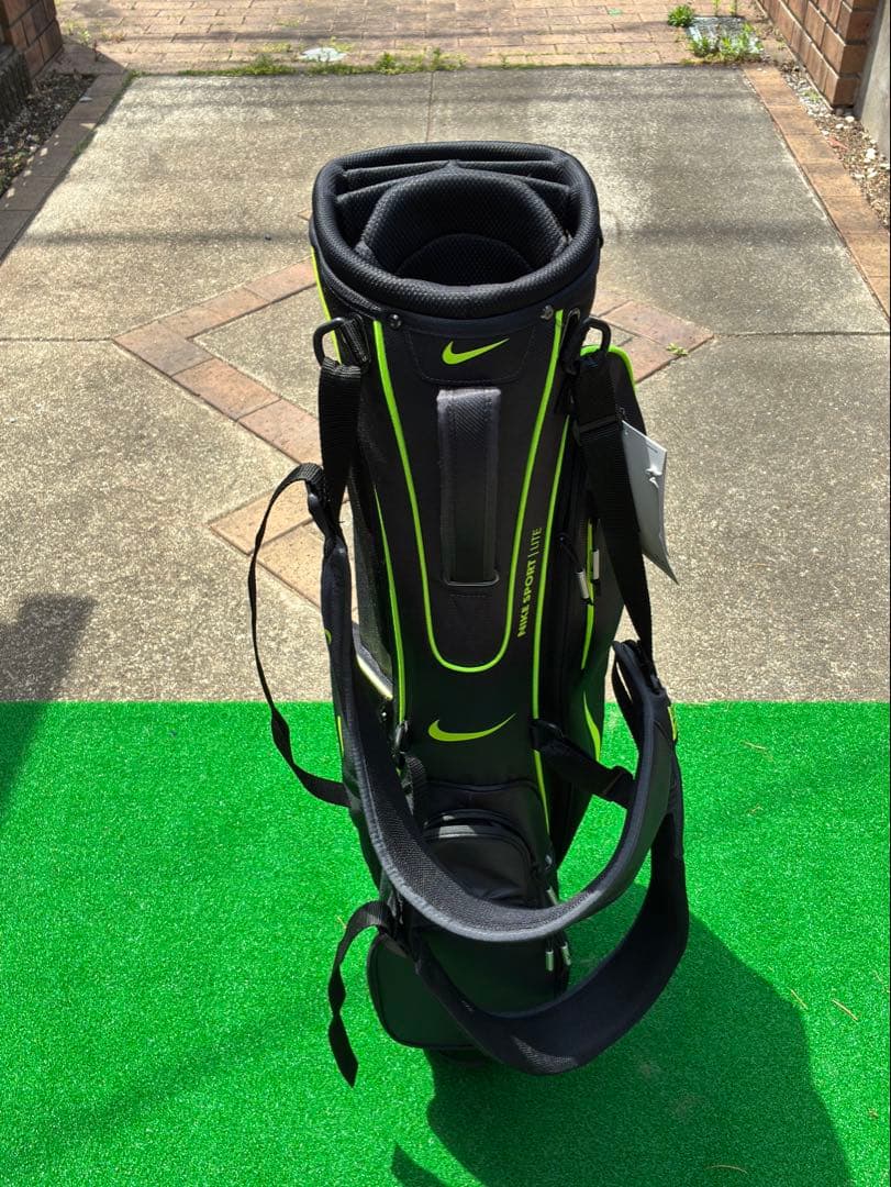 NIKE GOLF キャディバッグ ゴルフバッグ　ブラック/イエロー　国内非売品