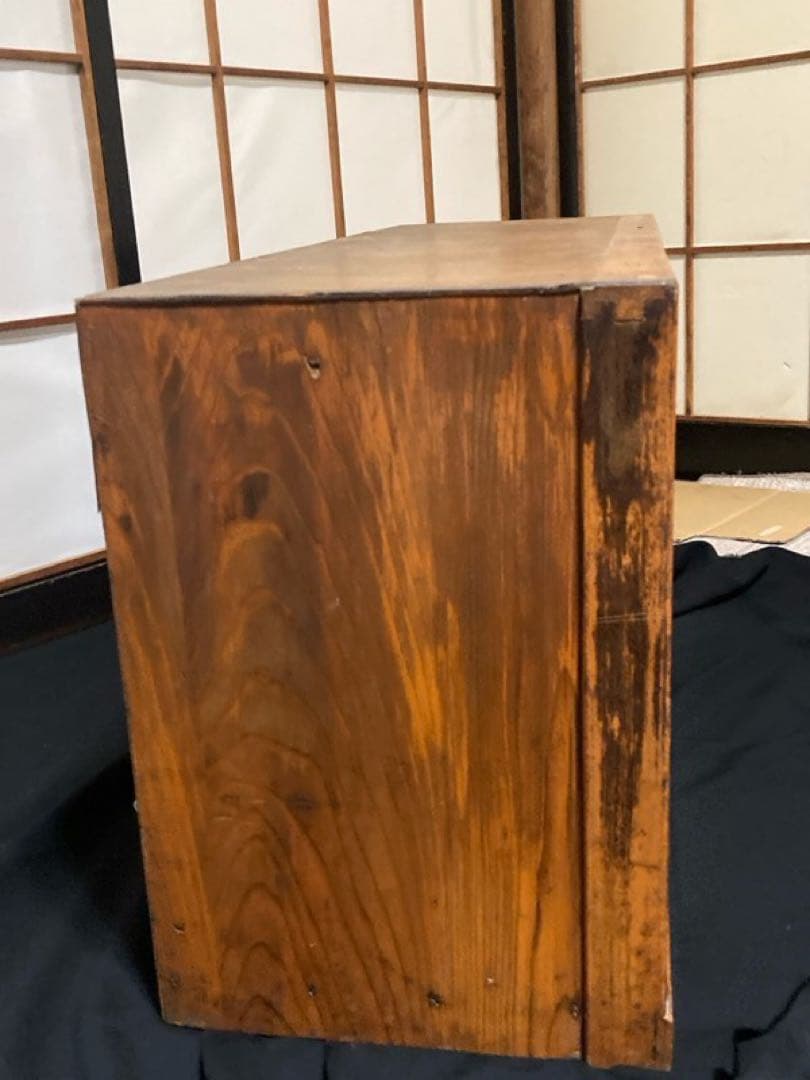 #49 水屋箪笥 食器棚 ショーケース　什器　昭和レトロ　飾り棚　一点もの