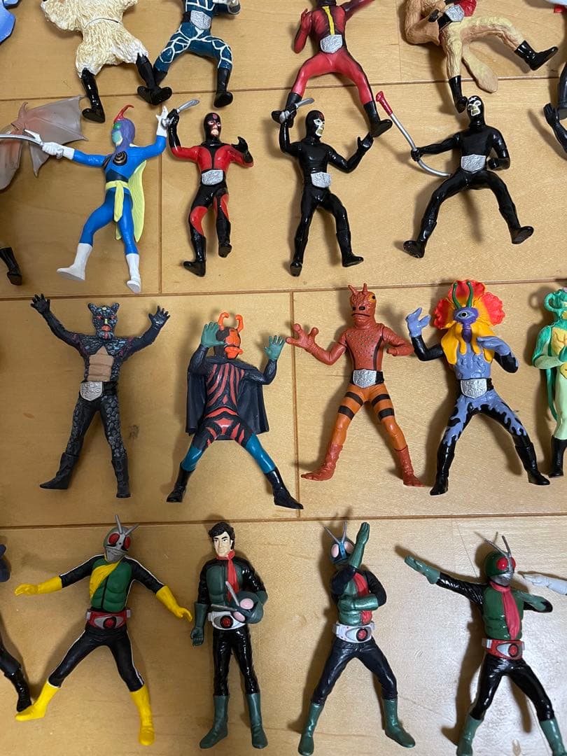 仮面ライダー HGシリーズ フィギュア 60体 + 訳あり数体 セット