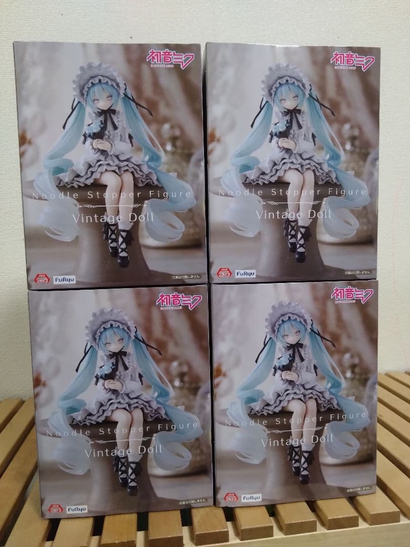 初音ミク ぬーどるストッパーフィギュア ヴィンテージドール　4個セット