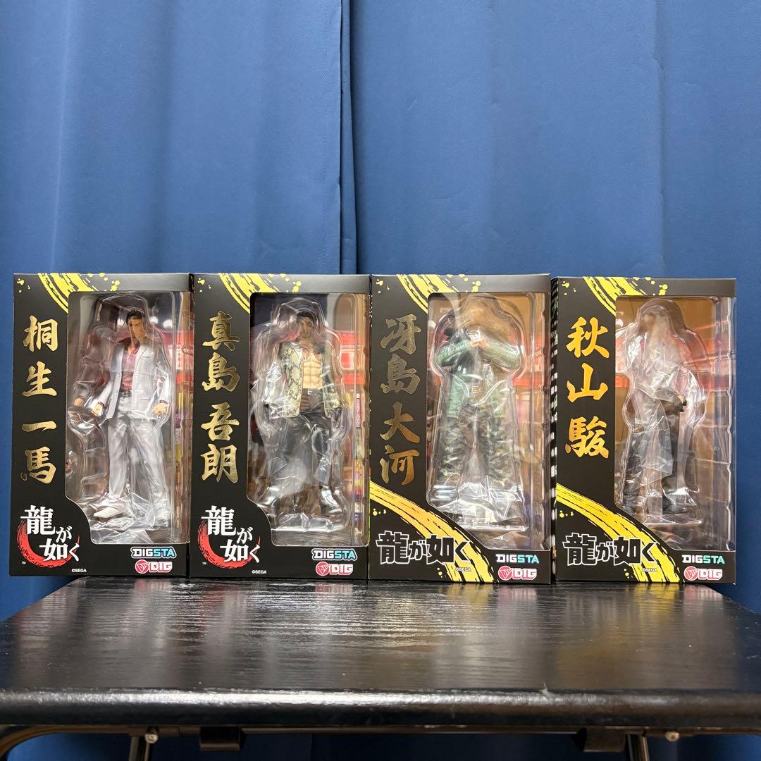 (初販)龍が如く DIG フィギュアセット 4体