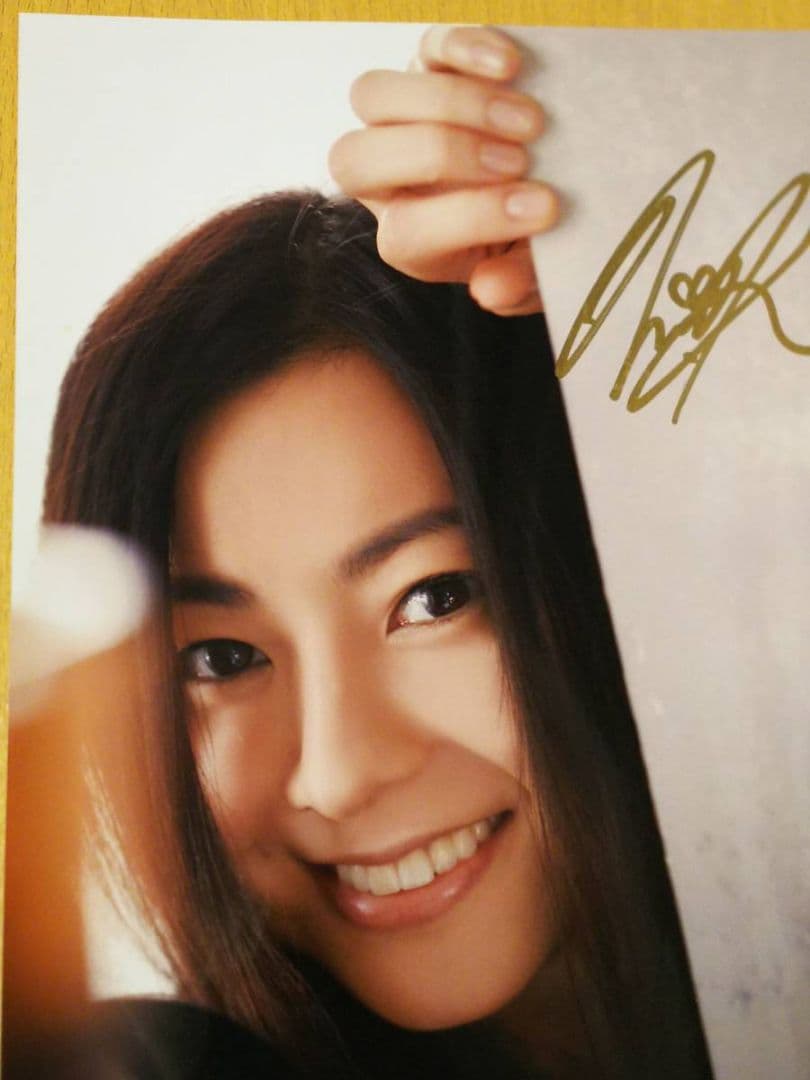 直筆サイン入り！倉木麻衣アルバムsmile発売記念イベント当選☆生写真ブロマイド