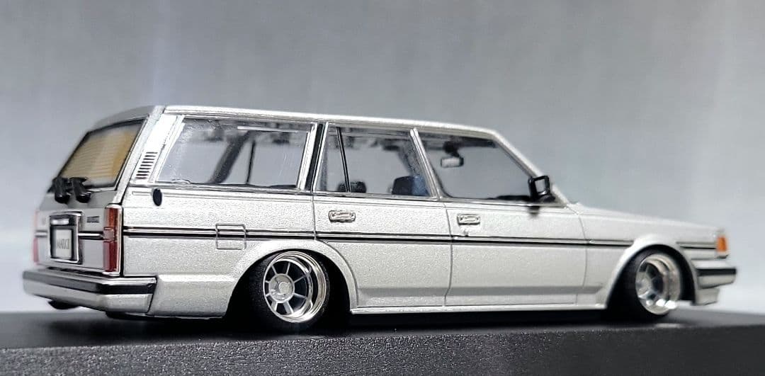 1/43　マークⅡ　ワゴン改　LG　ハヤシストリート　アルミ製　深リム　希少品