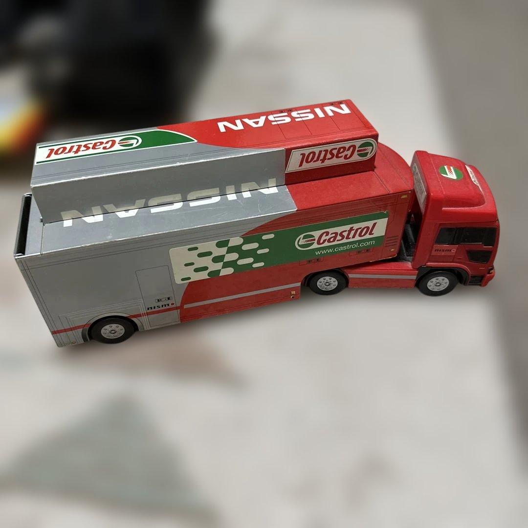 Nissan カストロール トレーラー ミニカー