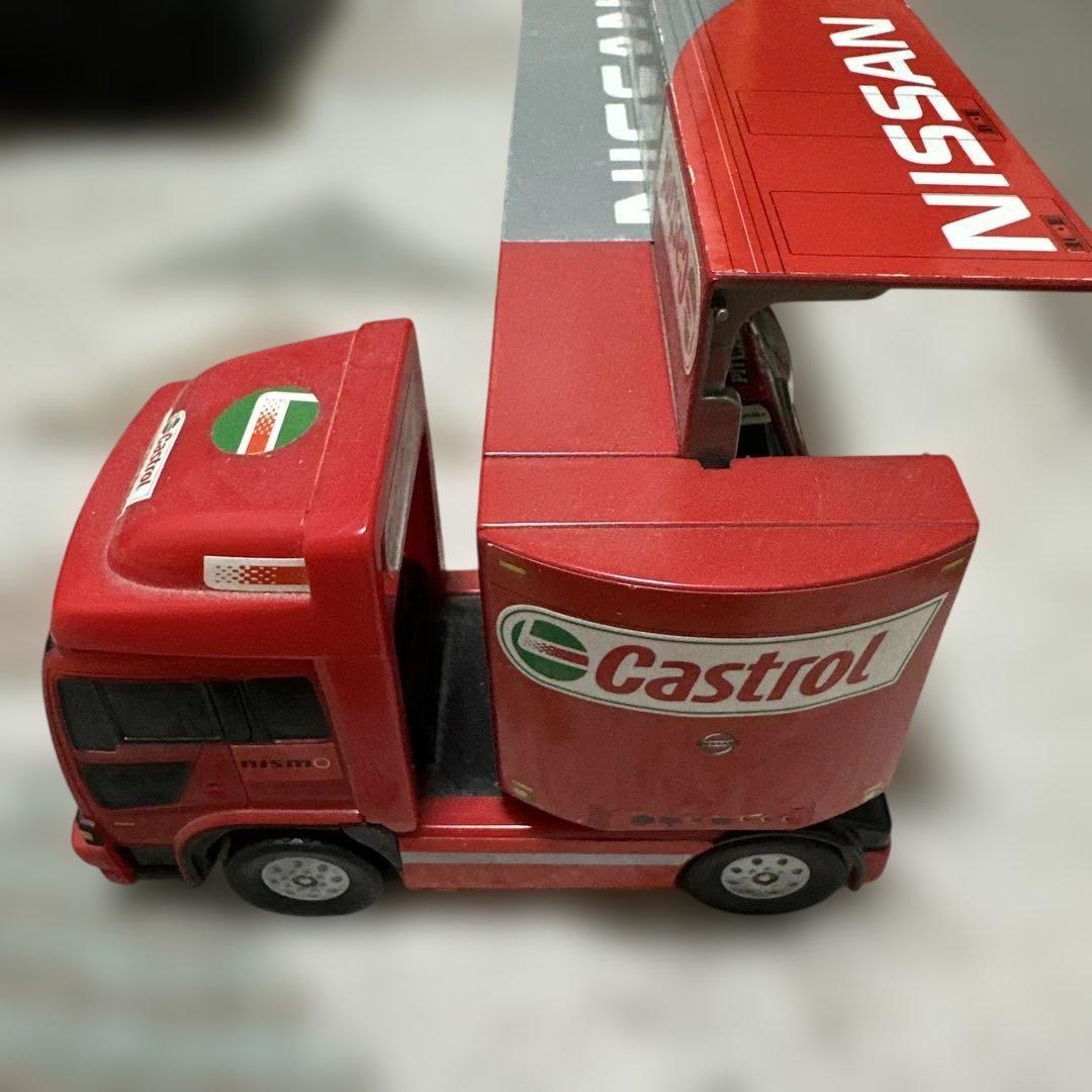 Nissan カストロール トレーラー ミニカー