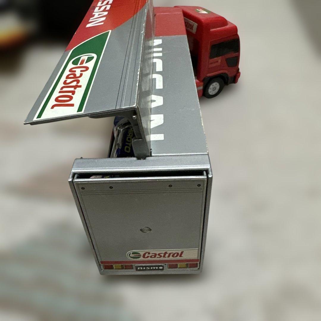 Nissan カストロール トレーラー ミニカー