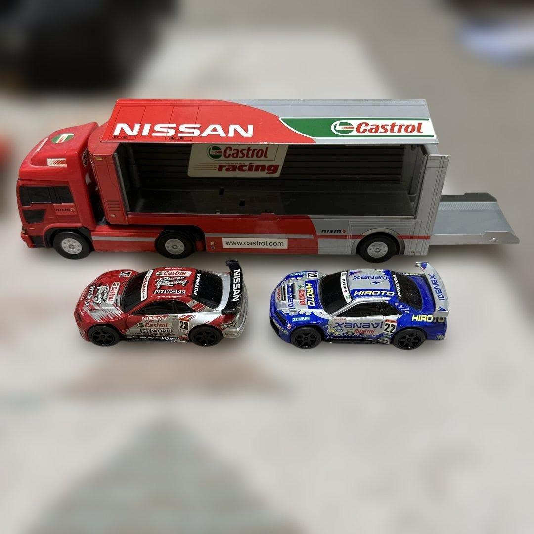 Nissan カストロール トレーラー ミニカー