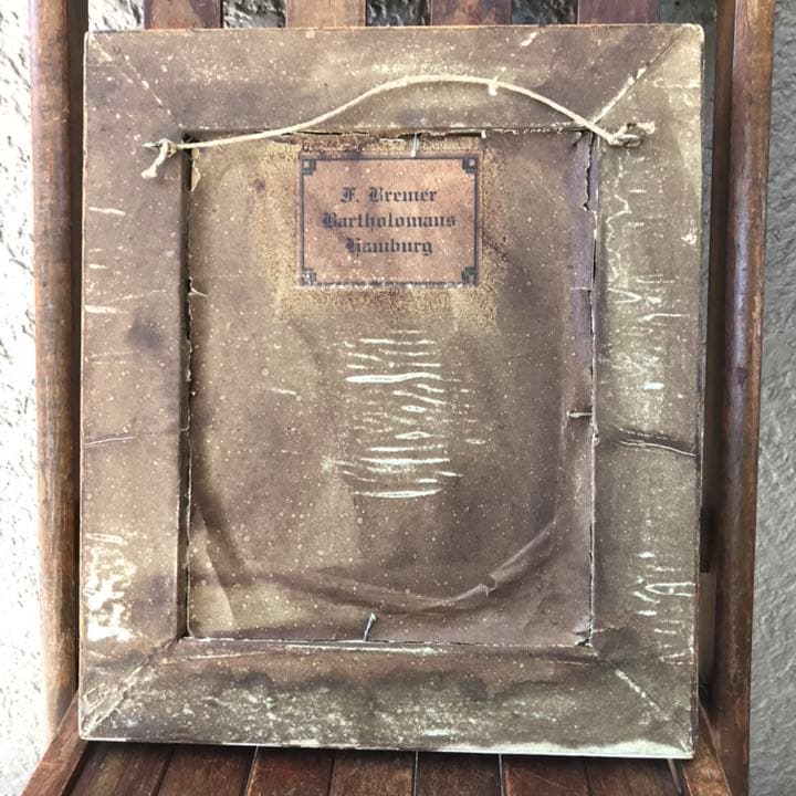 Very Old 19世紀 アンティーク　絵画　油彩 Antique　道化師